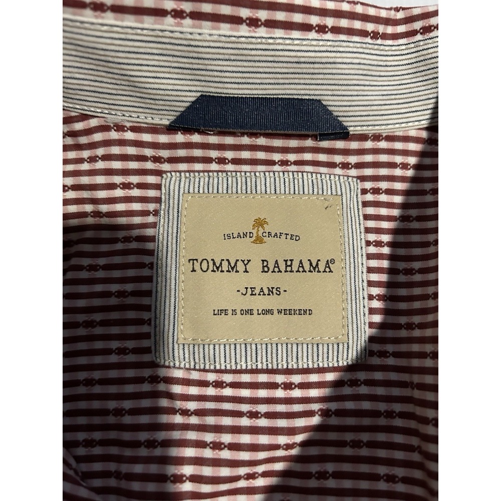 Tommy Bahama Men's Long Sleeve Button-Up Shirt XXL 100% Cotton
